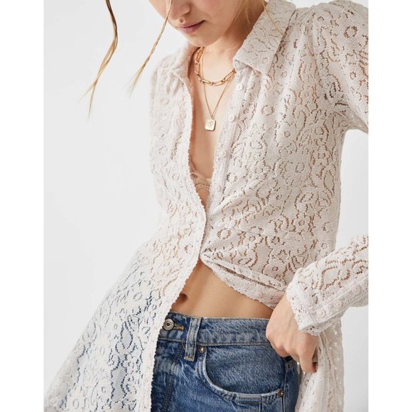 🎉LAST CHANCE🎉 FREE PEOPLE Heather Tunic / Champagne Dream - Picture 4 of 6